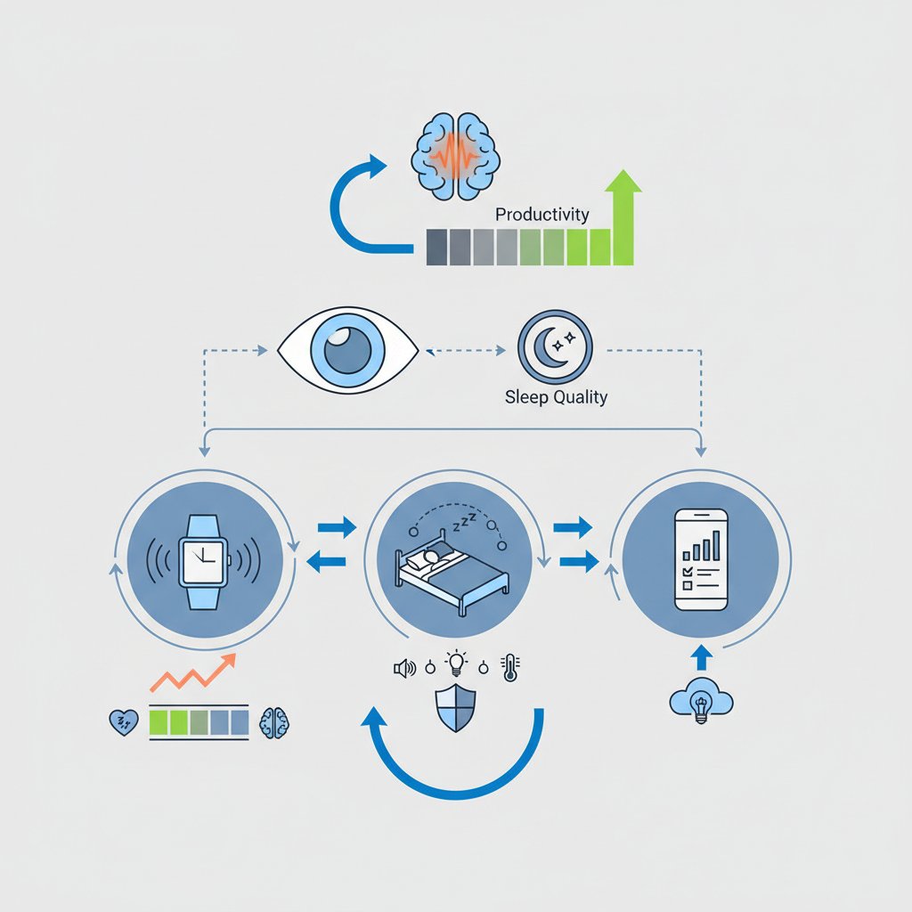 Біохакінг для продуктивності: як технології допомагають контролювати якість сну