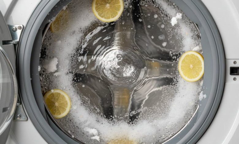 чистка пральної машини лимонною кислотою