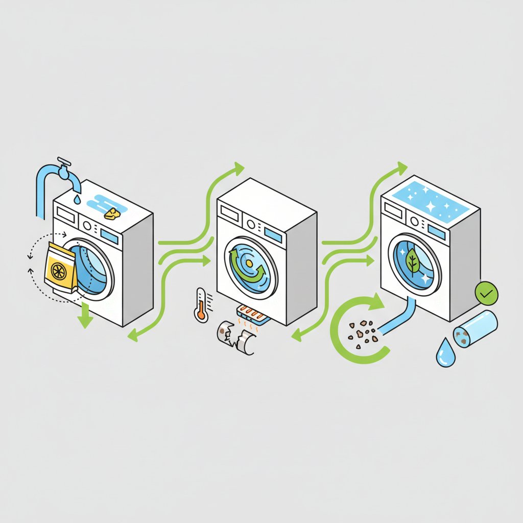 чистка пральної машини лимонною кислотою