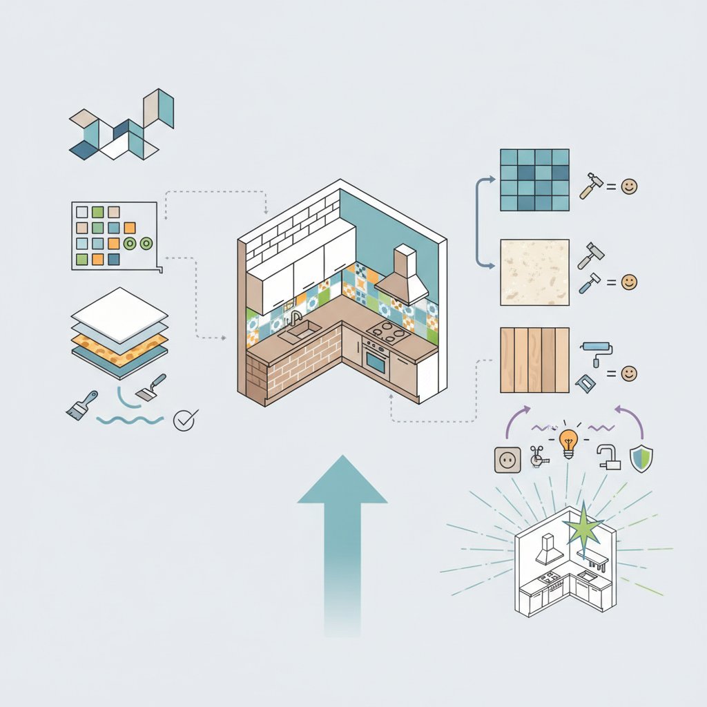 дизайн кухні стіни