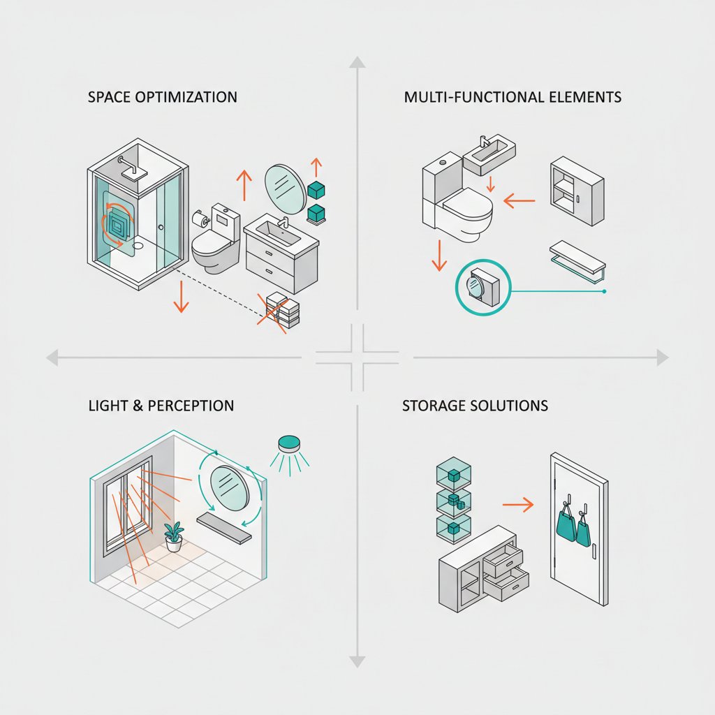 дизайн ванної кімнати малих розмірів