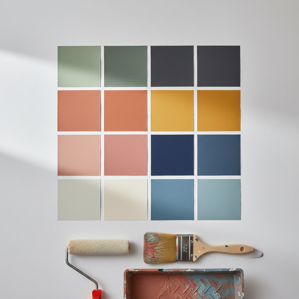 фарбування стін модні кольори для стін