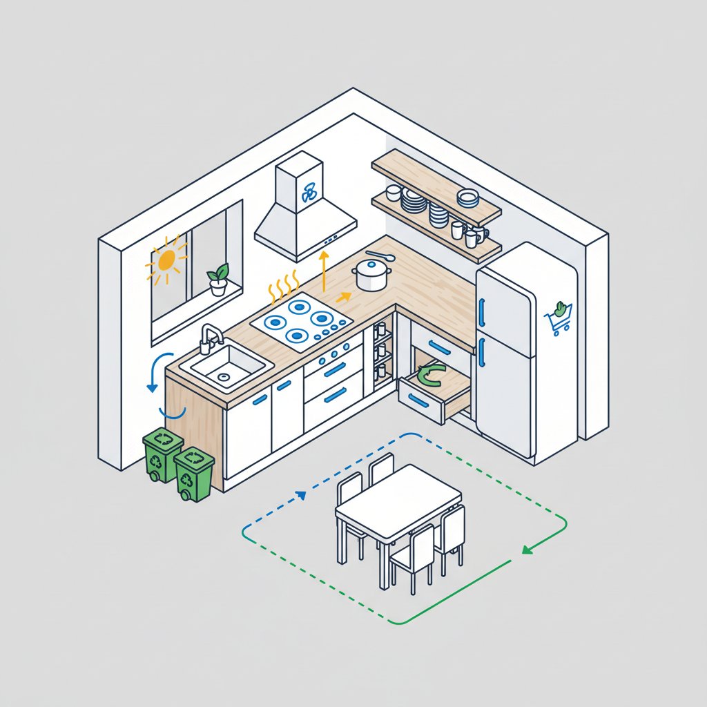 інтер єр маленької кухні