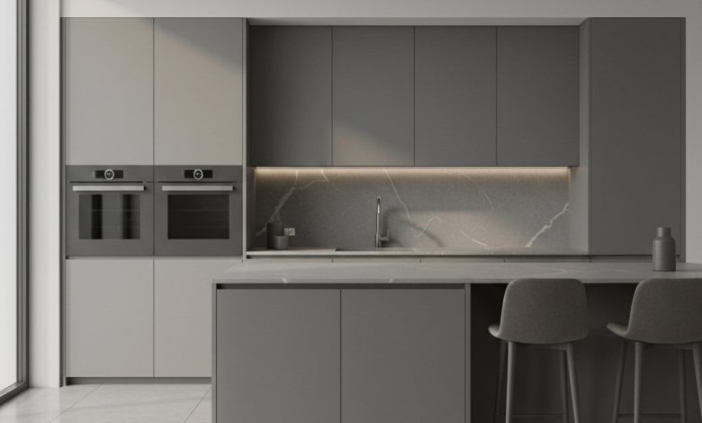 кухні в сірому кольорі
