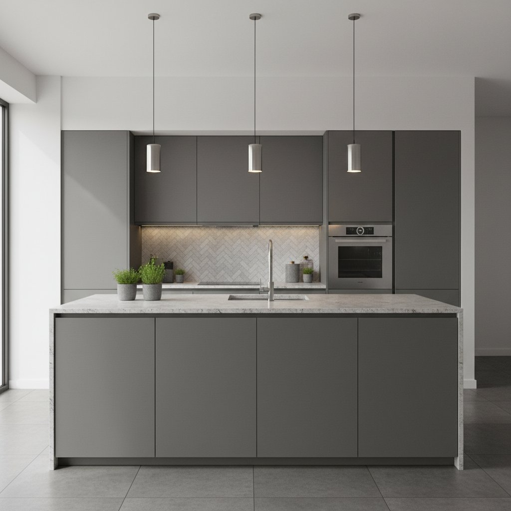 кухні в сірому кольорі