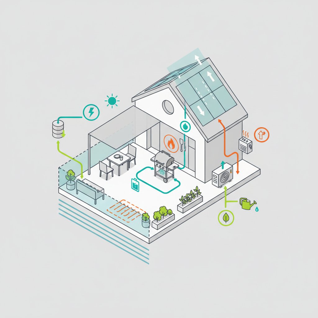 літня тераса біля будинку