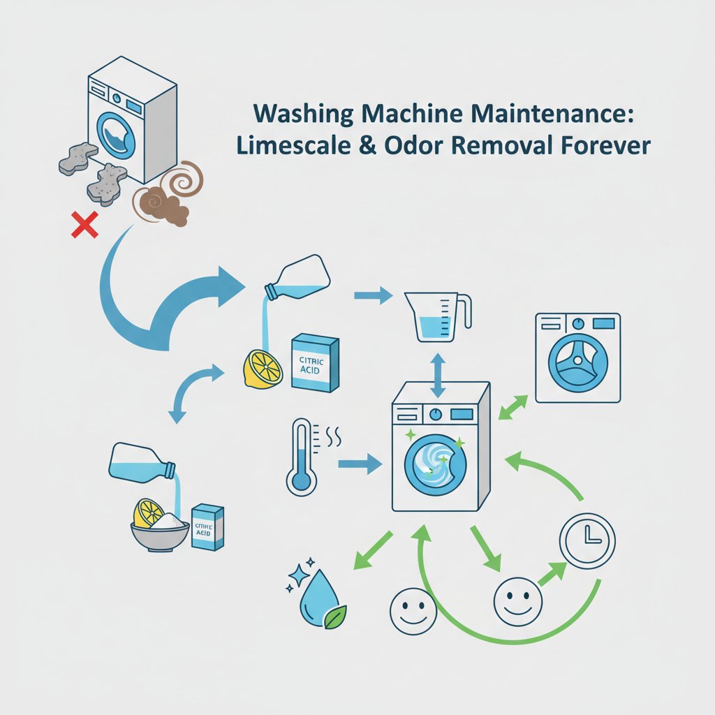 Обслуговування пральної машини: як позбутися накипу та неприємного запаху назавжди