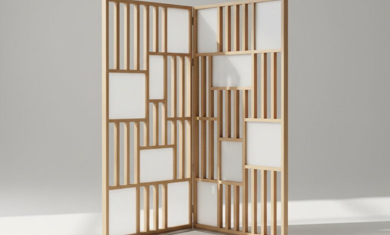 перегородки для зонування кімнати