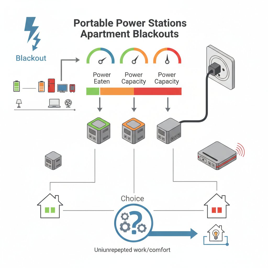 Портативні зарядні станції для квартири: яку потужність обрати для роботи під час блекауту
