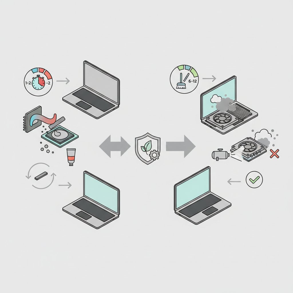 Профілактика ноутбука: як часто потрібно міняти термопасту та чистити від пилу