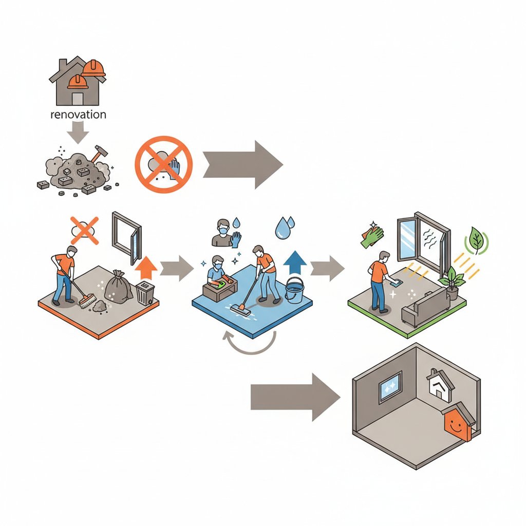 прибирання після ремонту