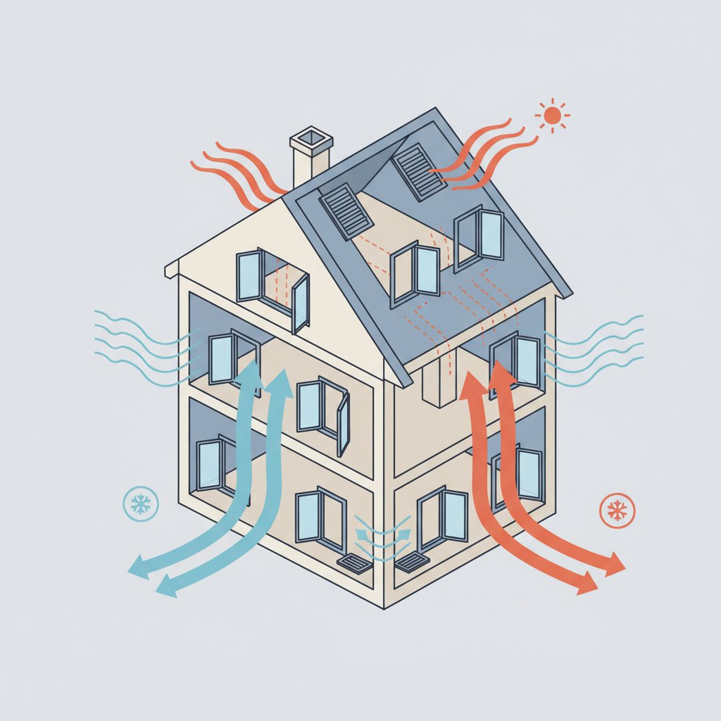 природна вентиляція будинку