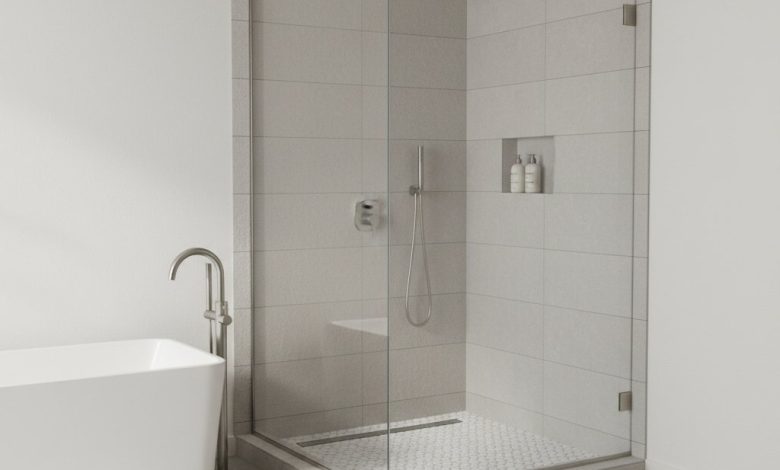 ванна кімната з душем