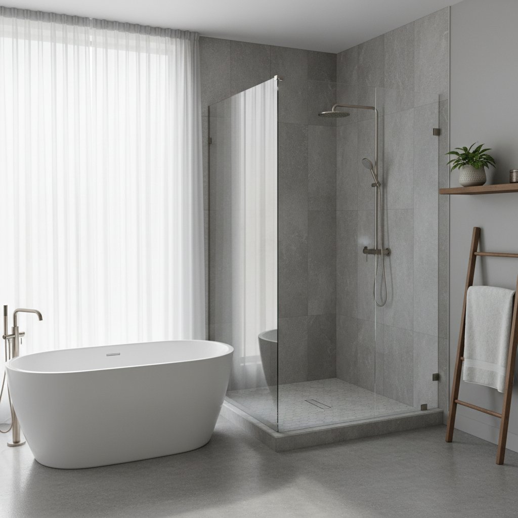 ванна кімната з душем