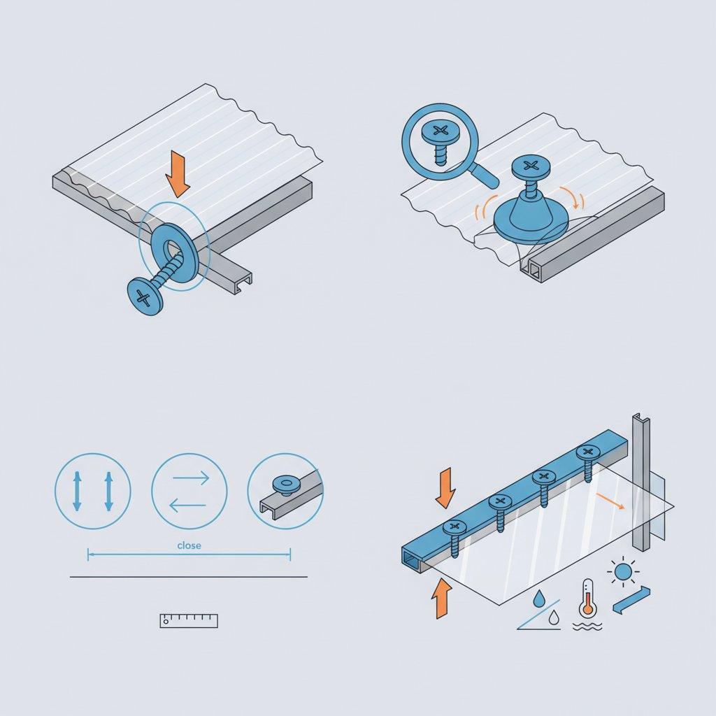 як кріпити полікарбонат