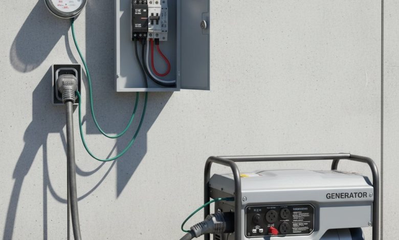 як підключити генератор до будинку