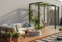 зона відпочинку біля будинку